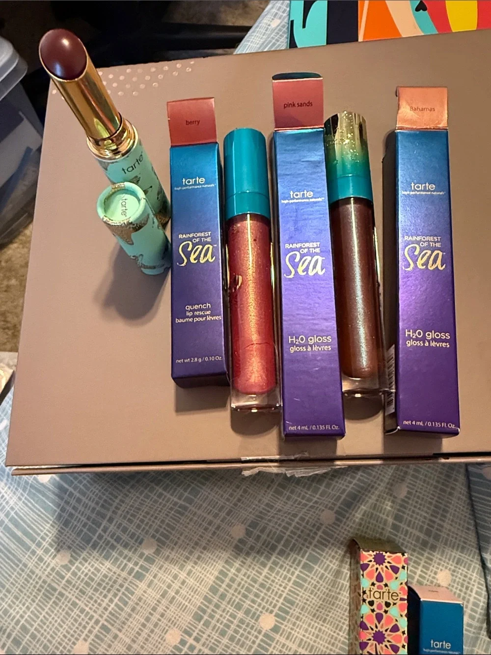 tarte Lip Set in Berry, Pink Sands, Bahamas